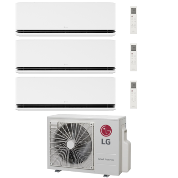 LG Deluxe AI Air MU3R21.U23 + 2x H09S1DA (2x 2,5kW) + 1x H12S1DA (3,5kw) trojna klimatska naprava