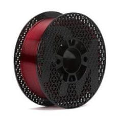 Filament PM tiskarska vrvica/filament 1,75 PETG prozorna rdeča, 1 kg