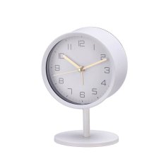 StarDeco Budilka na podstavku 10xh14cm / okrogla / več barv / železo