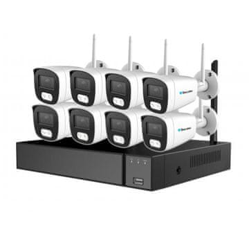 Secutek WiFi sistem kamer SLG-LW2MC84B1 – 8 kamer 2 MP, NVR