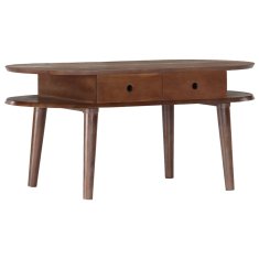 Vidaxl Klubska mizica 100x50x46 cm trden akacijev les