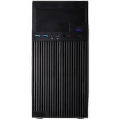 Inter-tech IT-6521 Straight ohišje, microATX, črno (88881369)
