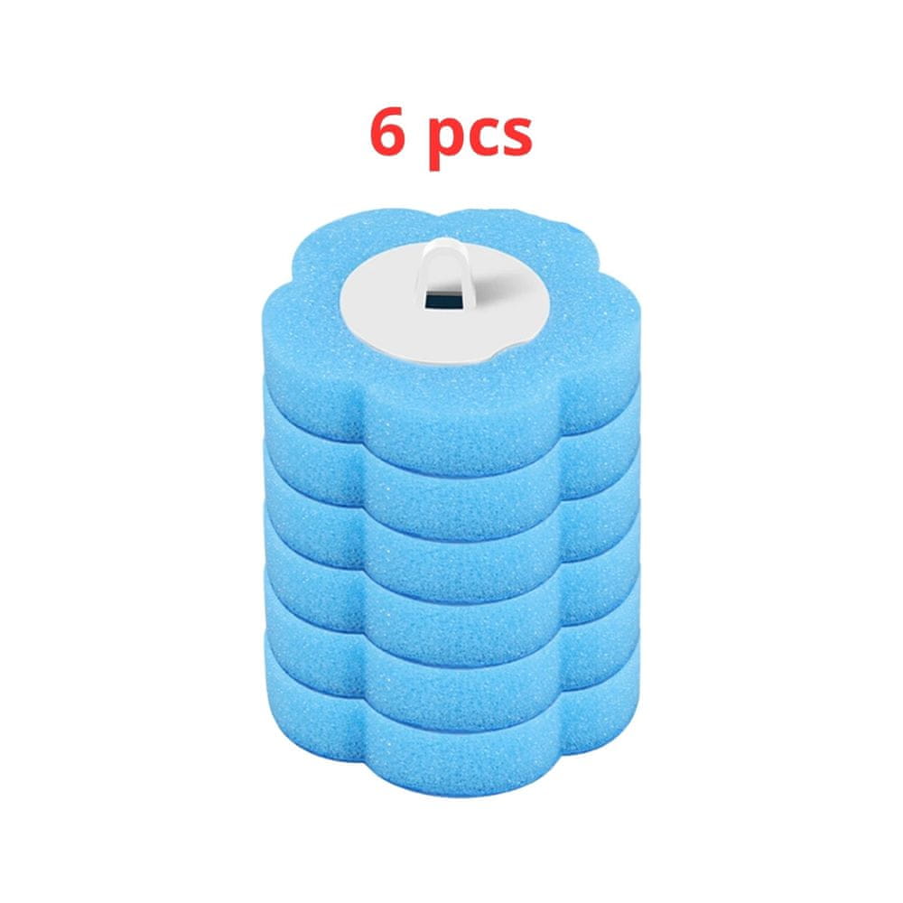Netscroll Set 6x dodatnih gobic za WcSet, gobice za čiščenje wc školjke, za popolno čistočo vašega wc-ja, Brushes