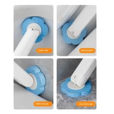 Netscroll Set 6x dodatnih gobic za WcSet, gobice za čiščenje wc školjke, za popolno čistočo vašega wc-ja, Brushes