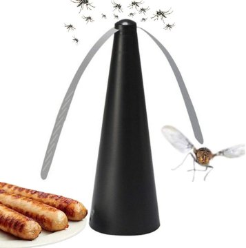 Netscroll Ventilator za odganjanje muh, komarjev in mrčesa, brez kemikalij, prenosljiv in tih, idealen za piknik ali teraso, delovanje na baterije, InsectBlow
