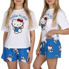 HELLO KITTY Hello Kitty Ženska pižama s kratkimi rokavi ZA POLETJE, dvodelna, 100 % bombaž S