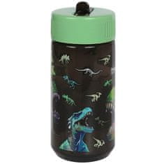 sarcia.eu Dinozavri STEKLICA ZA VODO z ustnikom, ŠOLSKI BIDON ZA VODO za dečka 330 ml. 330 ml