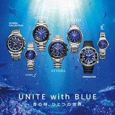 Citizen Eco-Drive Radio Controlled Unite With Blue Limited Edition CB5874-81L