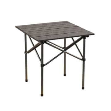LIVEFY zložljiva piknik miza Camp 53×51 cm, rjava