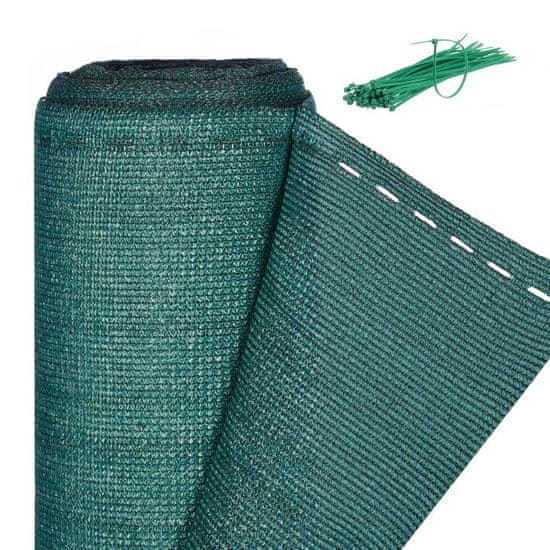 UNBRANDED Ograja za zasebnost zelena 2 m