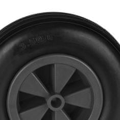 UNBRANDED 2x kolesa za samokolnico 3.50-6 v črni barvi 