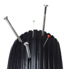 UNBRANDED 2x kolesa za samokolnico 3.50-6 v črni barvi 