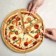 UNBRANDED Deska za pico iz bambusa, 2 kom, s peki papirjem 