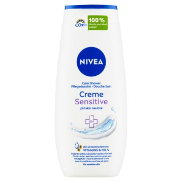 Nivea Negovalni gel za prhanje Creme Sensitive (Negovalni gel za prhanje) 250 ml