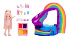 Rainbow High Set z mlajšo sestro - bazen