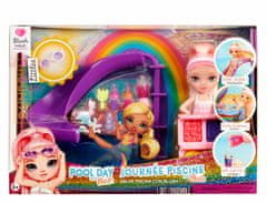 Rainbow High Set z mlajšo sestro - bazen