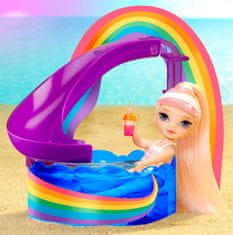 Rainbow High Set z mlajšo sestro - bazen