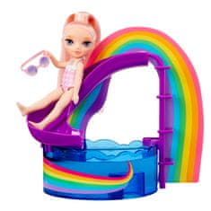 Rainbow High Set z mlajšo sestro - bazen