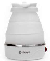 Platinet PEK187R grelnik vode, zložljiv, 0,6 l, 600 W, bel