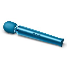 Le Wand Polnjiv masažni vibrator Le Wand, kovinsko moder
