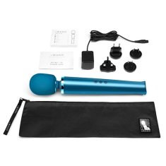 Le Wand Polnjiv masažni vibrator Le Wand, kovinsko moder