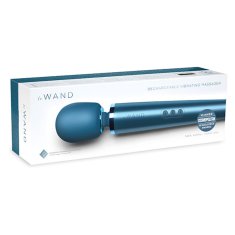 Le Wand Polnjiv masažni vibrator Le Wand, kovinsko moder