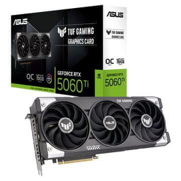 ASUS TUF GeForce RTX 5060 Ti grafična kartica, 16GB, GDDR7 (TUF-RTX5060TI-O16G-GAMING)
