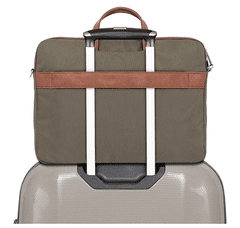 Tracer torba za prenosnik, usnjena, zelena, 39,62cm (TRATOR46824)