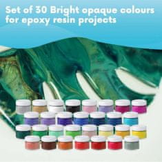 Artline Epoxy Resin Set neprosojnih pigmentnih past za epoksi smolo, 30 barv, po 20 g