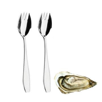 Brandani Set vilic za ostrige 16,5cm / 2 kos / inox