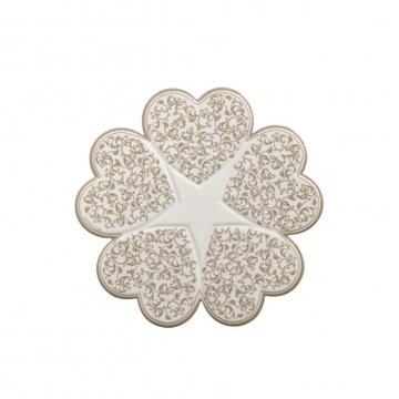 Brandani Riccioli di fata podstavek za kozice 20cm / keramika, pluta