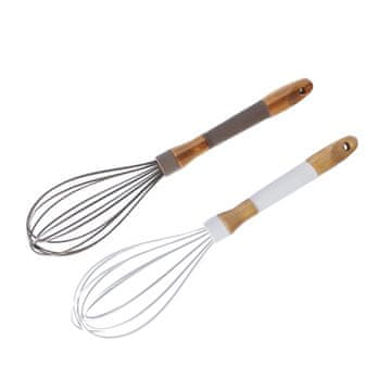 Silikonska metlica Gac 33cm / sortirane barve / silikon, bambus