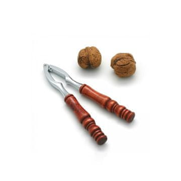 Eva Klešče za orehe z lesenim ročajem 18cm / črn / inox, les