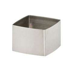 ILSA Set 2kos obroč-model enoporcijski kvadrat 6x6xh5cm / inox
