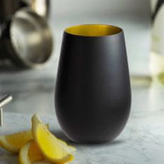 Stölzle Olympic kozarec črn-zlat mat 465ml