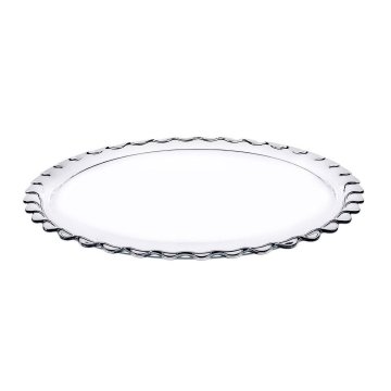 Pasabahce Okrogel servirni krožnik za pecivo, torto Patisserie maxi 37cm / steklo