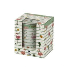 Item skodelica s cedilom tisana Flamingo 280ml / porcelan, inox