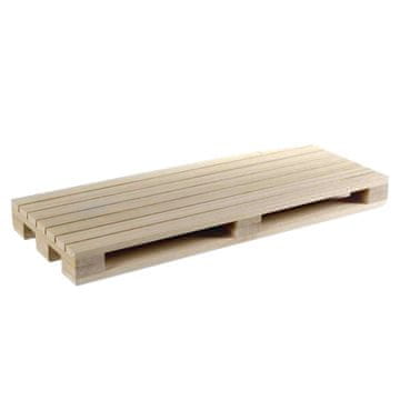 Lesen pladenj, deska za rezanje - paleta Car 40x16xh3,5cm / les
