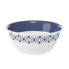 Tosca skleda 29xh.13cm belo-modra / pvc