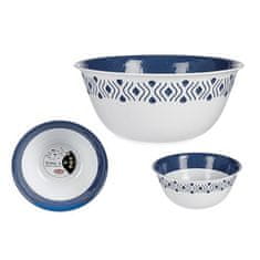 Tosca skleda 29xh.13cm belo-modra / pvc