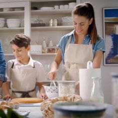 Tosca skleda 29xh.13cm belo-modra / pvc