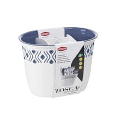 Tosca odcejalnik za pribor 19,5x13,5xh14 belo-moder / pvc