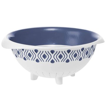 Tosca cedilo 31x28xh13cm belo-modro / pvc