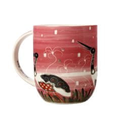 Maxwell & Williams Lonček mug Melanie Hava - Jabirus Pink / 440ml / porcelan