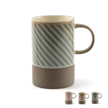 Candy lonček mug 400ml 7,7xh12cm / sortirani vzorci / porcelan