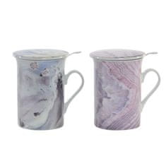 Item skodelica s cedilom tisana Geoda 280ml / porcelan, inox