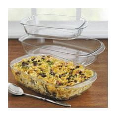 Duralex Pravokoten pekač z ročaji Ovenchef 33x20cm / 2,5l / steklo