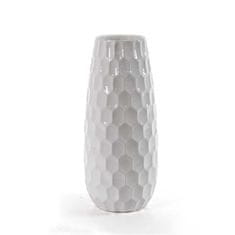 Gicos Vaza 11,5xh26cm / bela mat / keramika