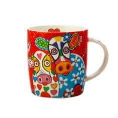 Maxwell & Williams Love Hearts lonček mug 370ml Happy Moo Day / v darilni škatli / porcelan