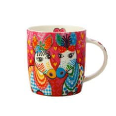 Maxwell & Williams Love Hearts lonček mug 370ml Zig Zag Zebras / v darilni škatli / porcelan